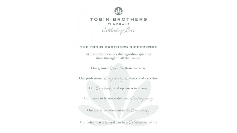 Podcast: The Tobin Story Chapter 8 : The 6 C’s | Tobin Brothers Funerals